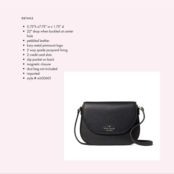Kate Spade ♠️ Leia crossbody - Picture 9 of 9